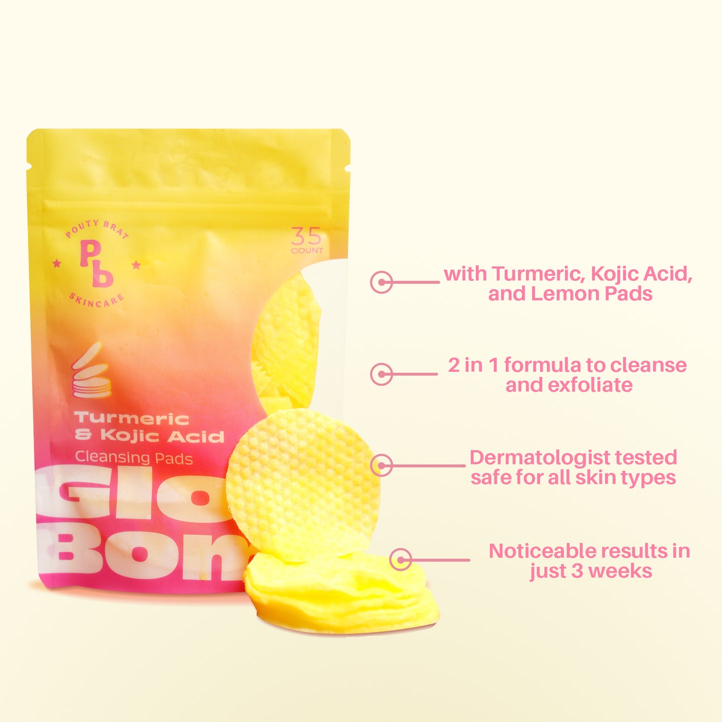 Glow Pads (Turmeric Kojic Acid)